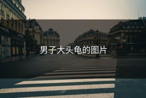男子大头龟的图片